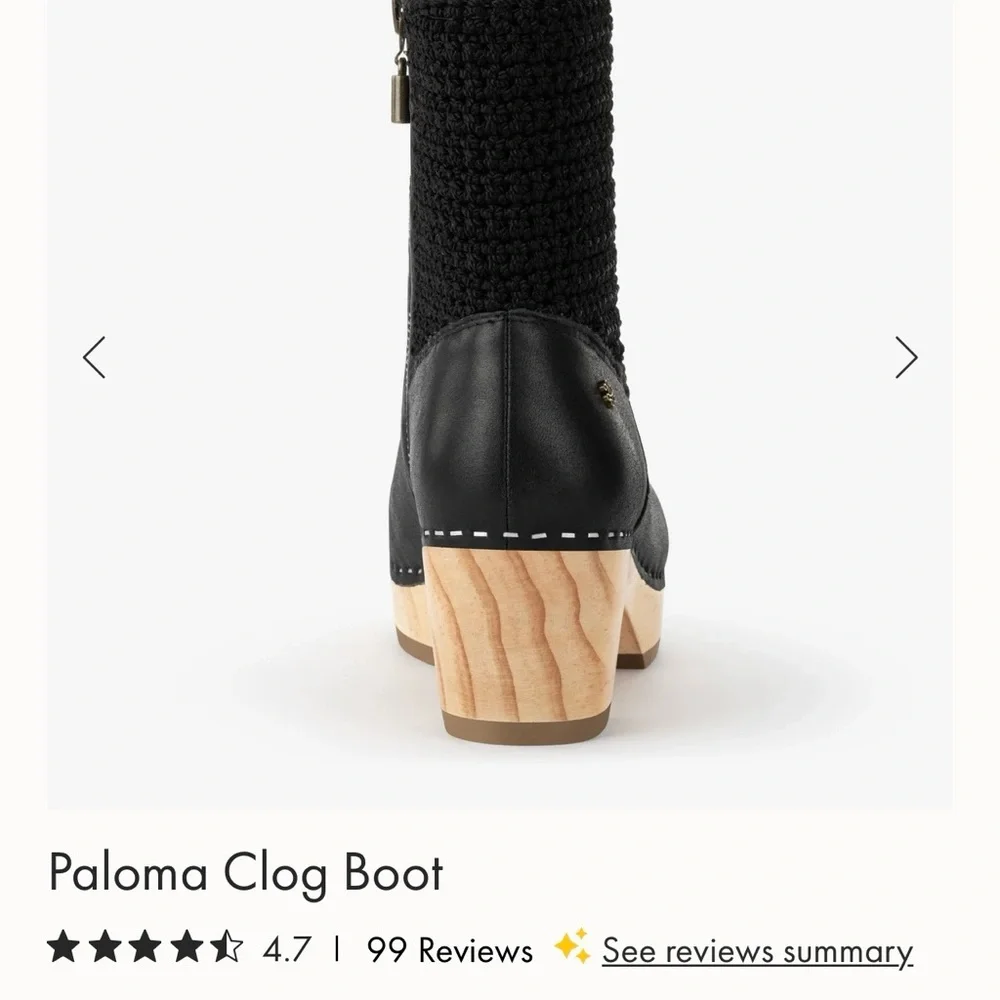 The Sak Black Paloma 8 Clog Boot - Picture 4 of 11